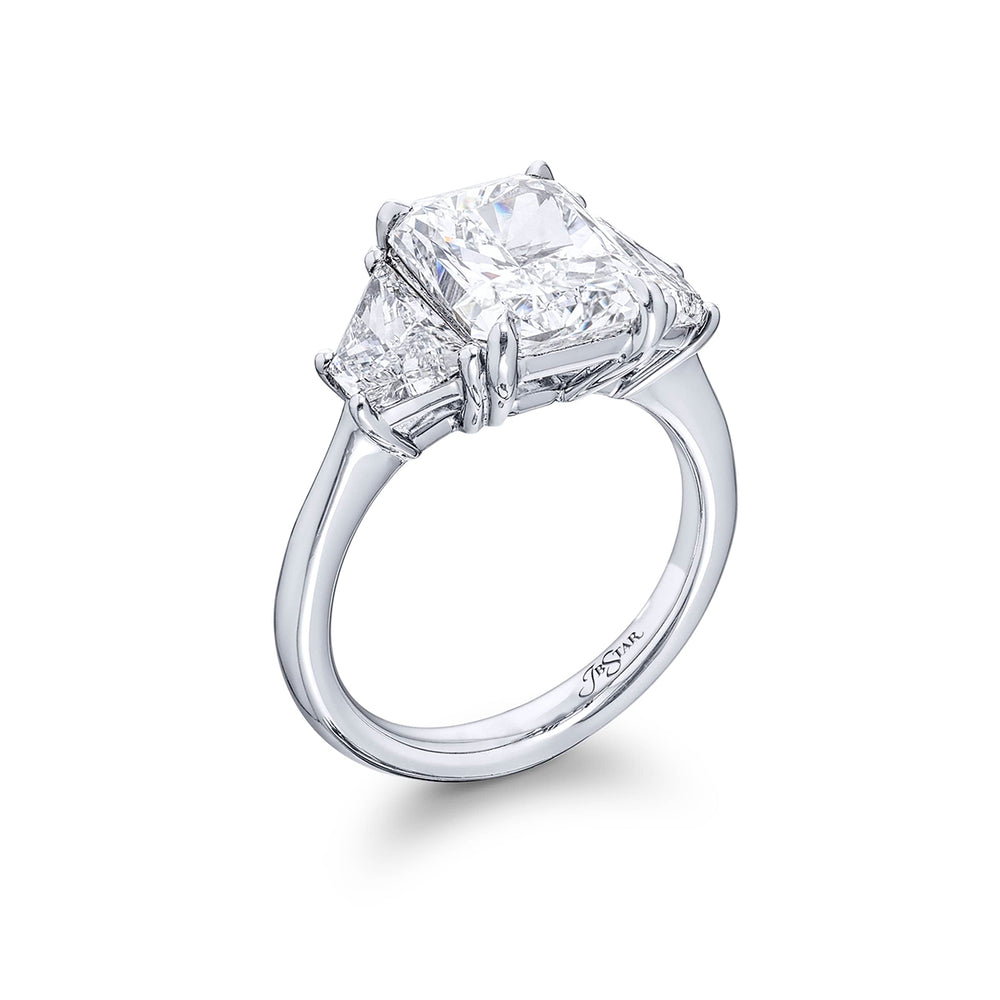 4.50 ct. Radiant-Cut Diamond Engagement Ring in Platinum