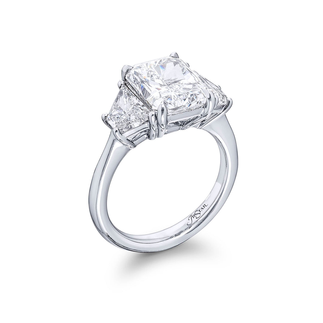 4.50 ct. Radiant-Cut Diamond Engagement Ring in Platinum