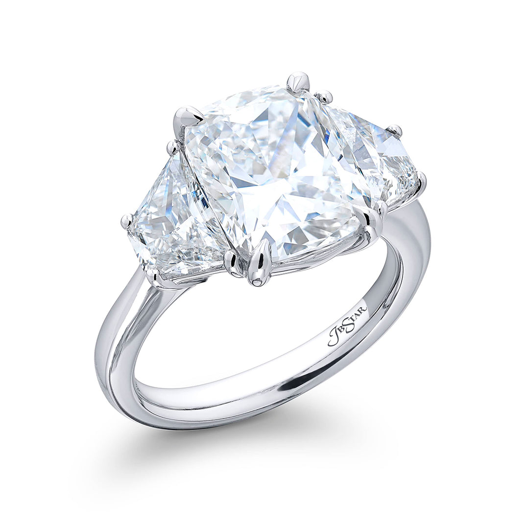 4.63 ct. GIA-Certified Cushion-Cut Diamond Engagement Ring in Platinum