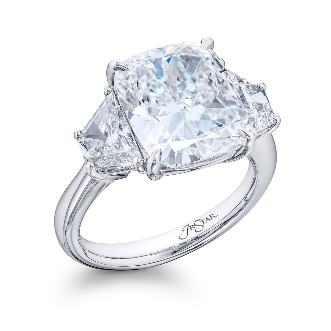 4.63 ct. GIA-Certified Cushion-Cut Diamond Engagement Ring in Platinum