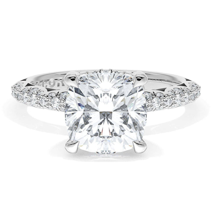 Cushion Bloom Engagement Ring