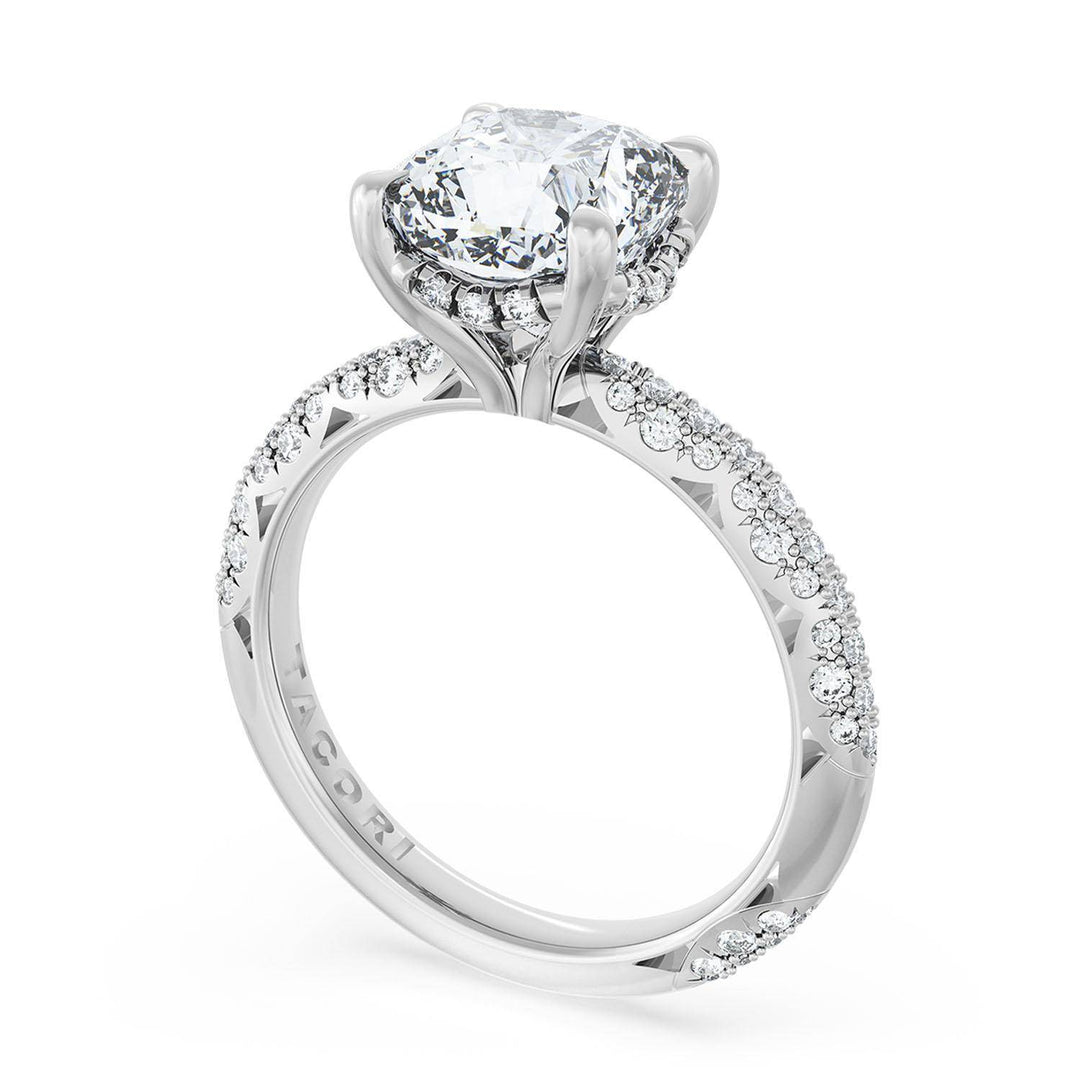 Cushion Bloom Engagement Ring