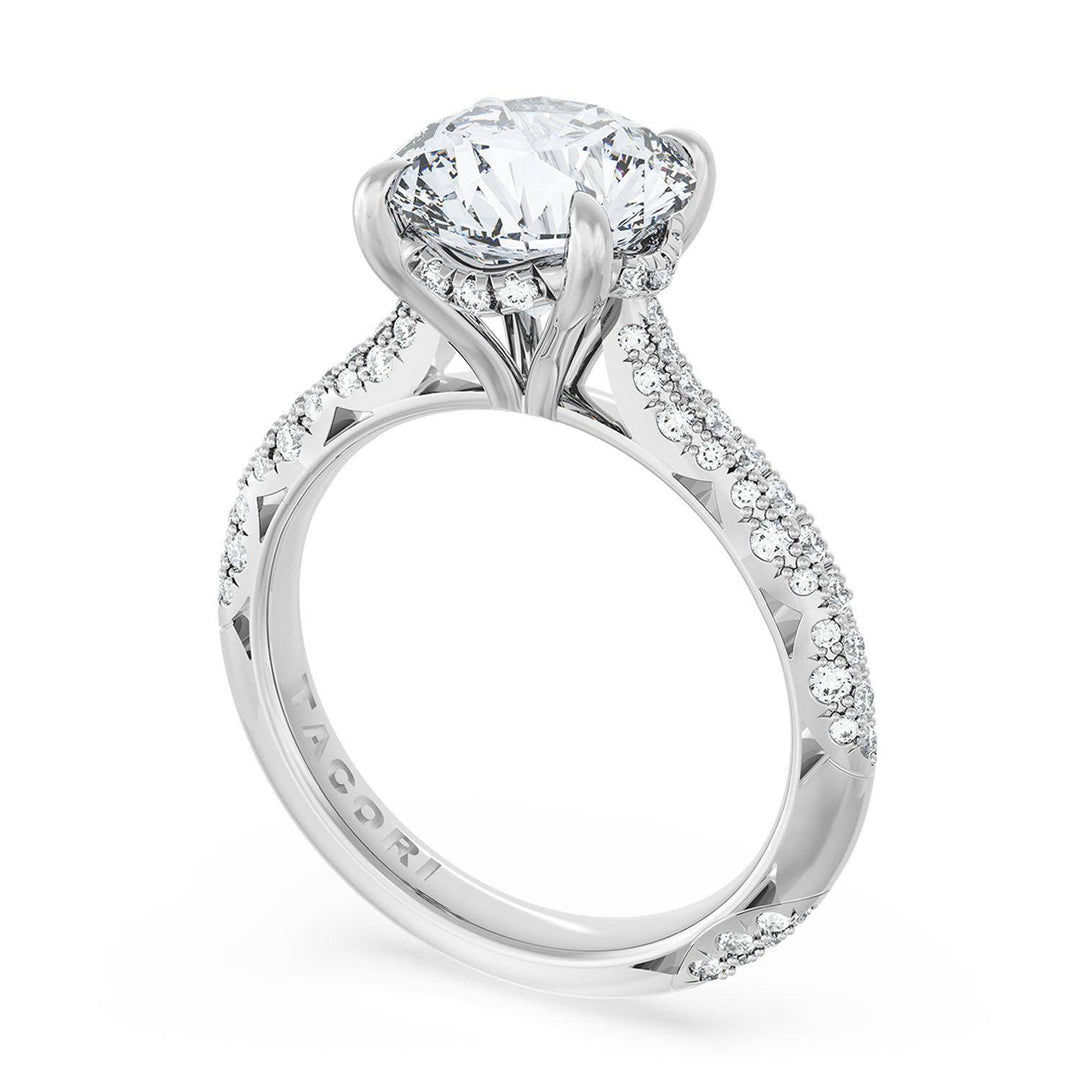 Round Bloom Engagement Ring