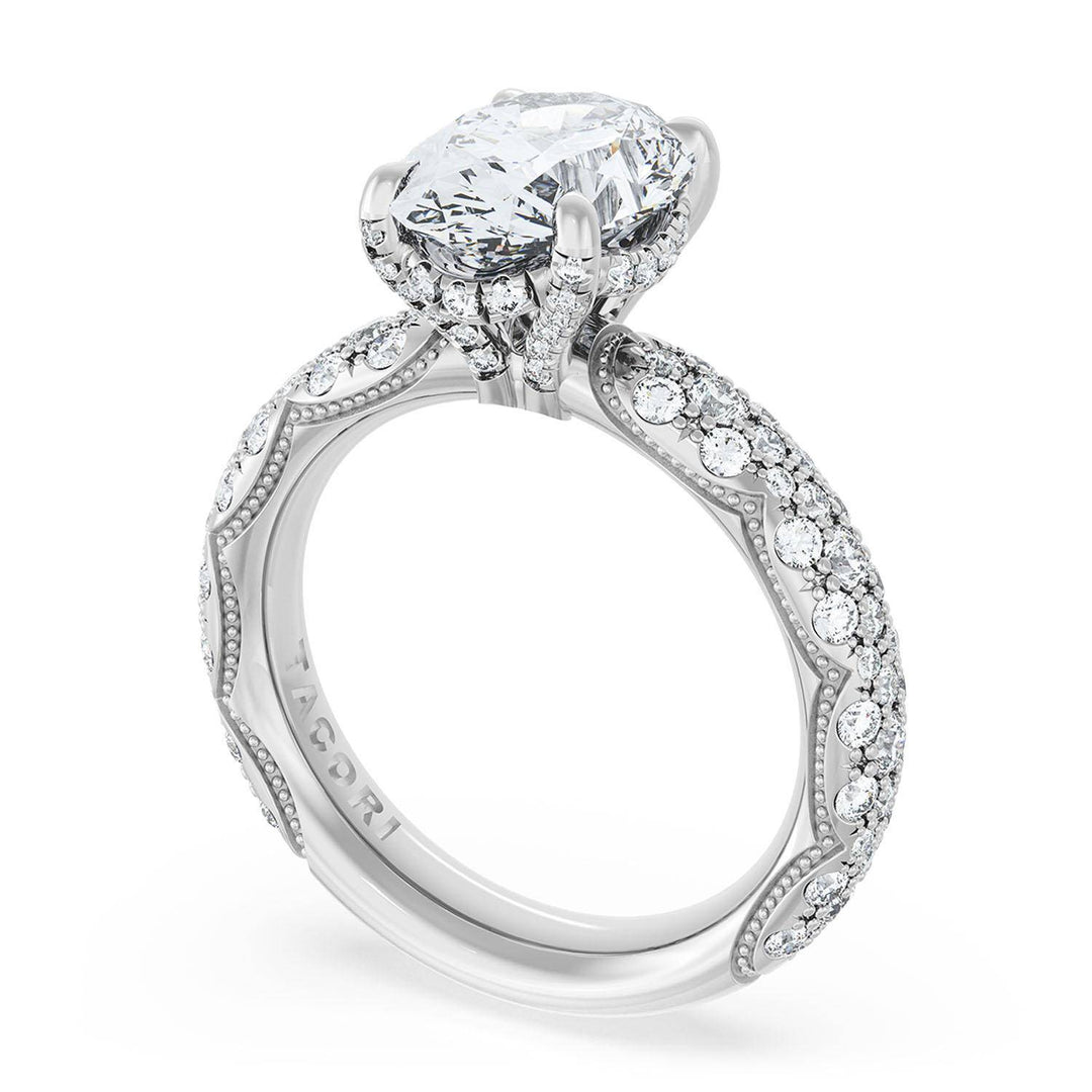 Oval Bloom Engagement Ring