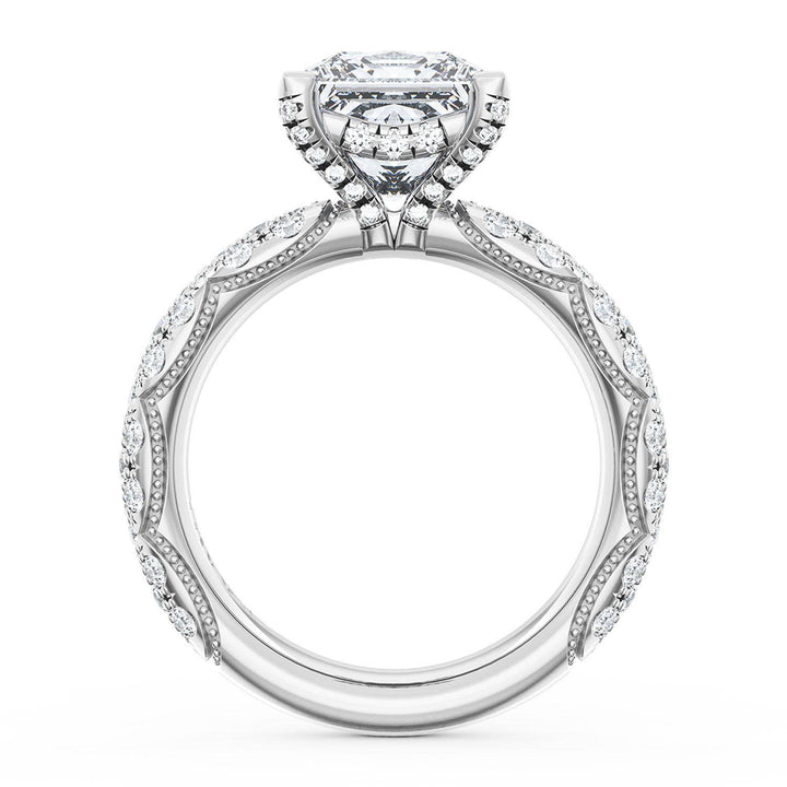 Princess Bloom Engagement Ring