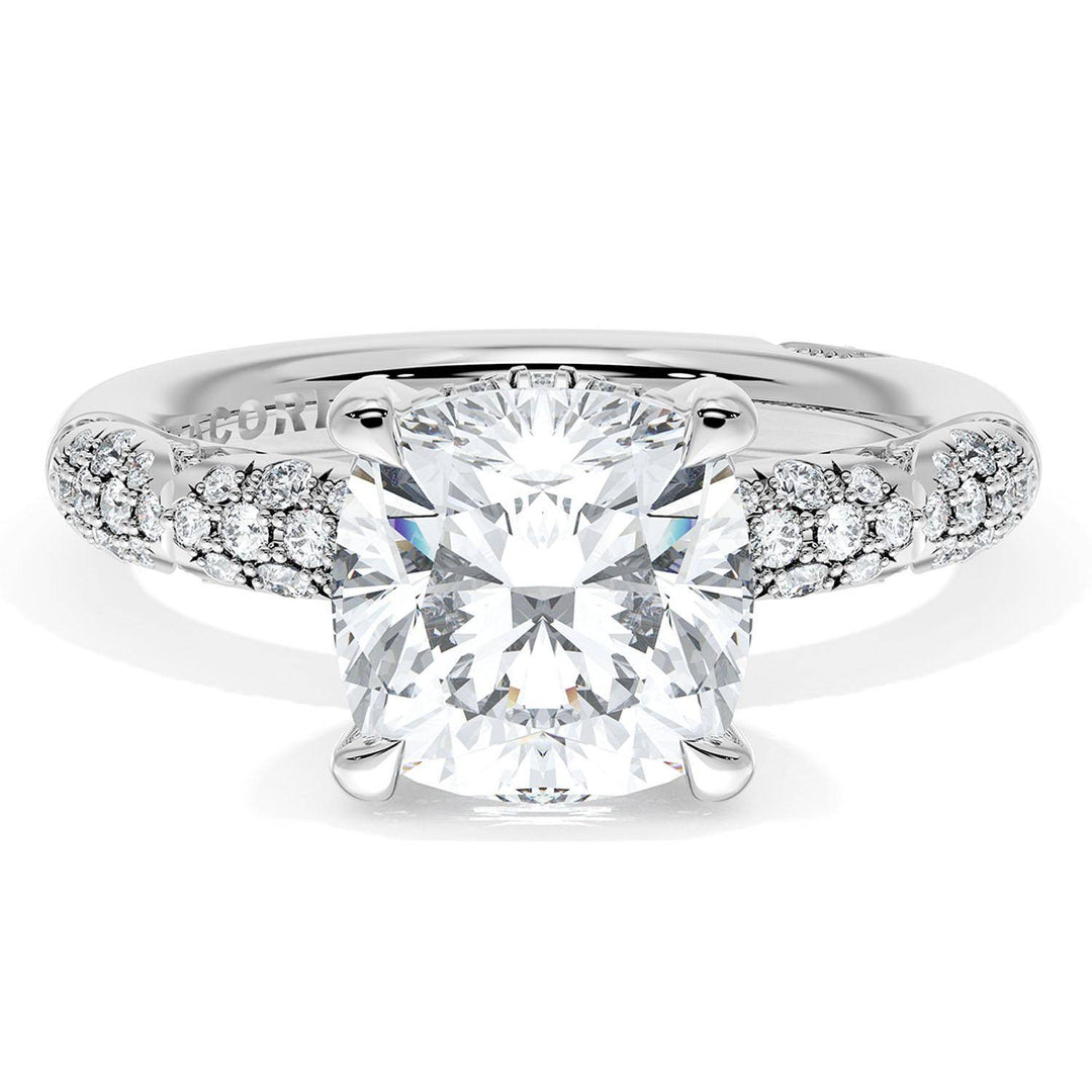 Cushion Bloom Engagement Ring