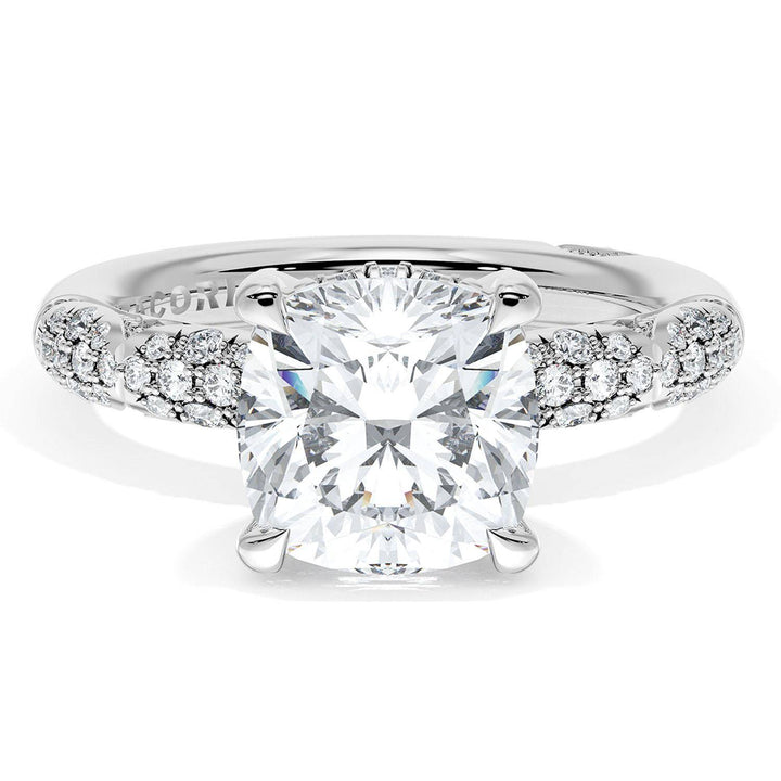 Cushion Bloom Engagement Ring