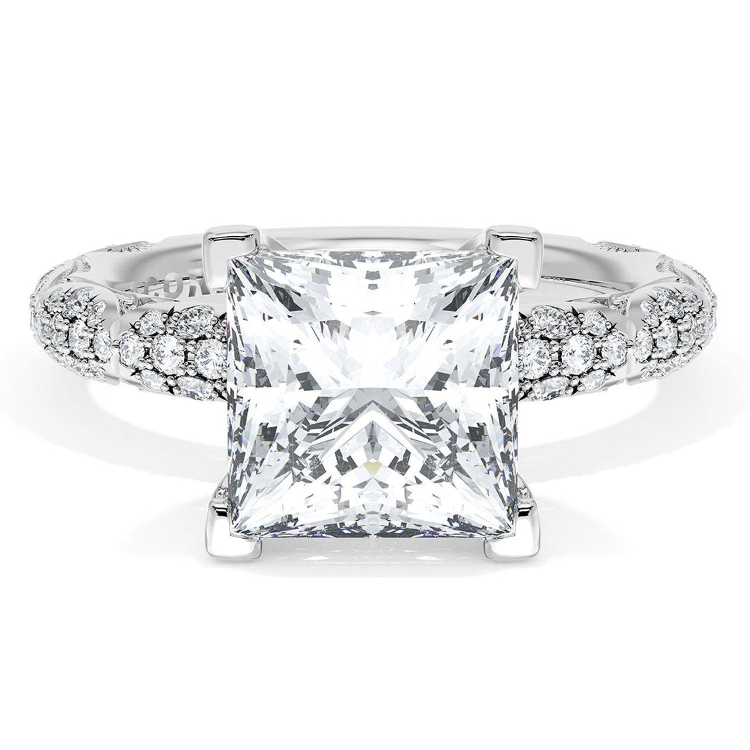 Princess Bloom Engagement Ring