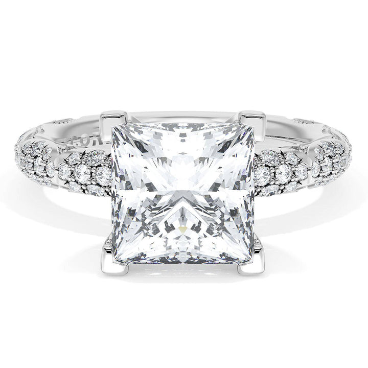 Princess Bloom Engagement Ring