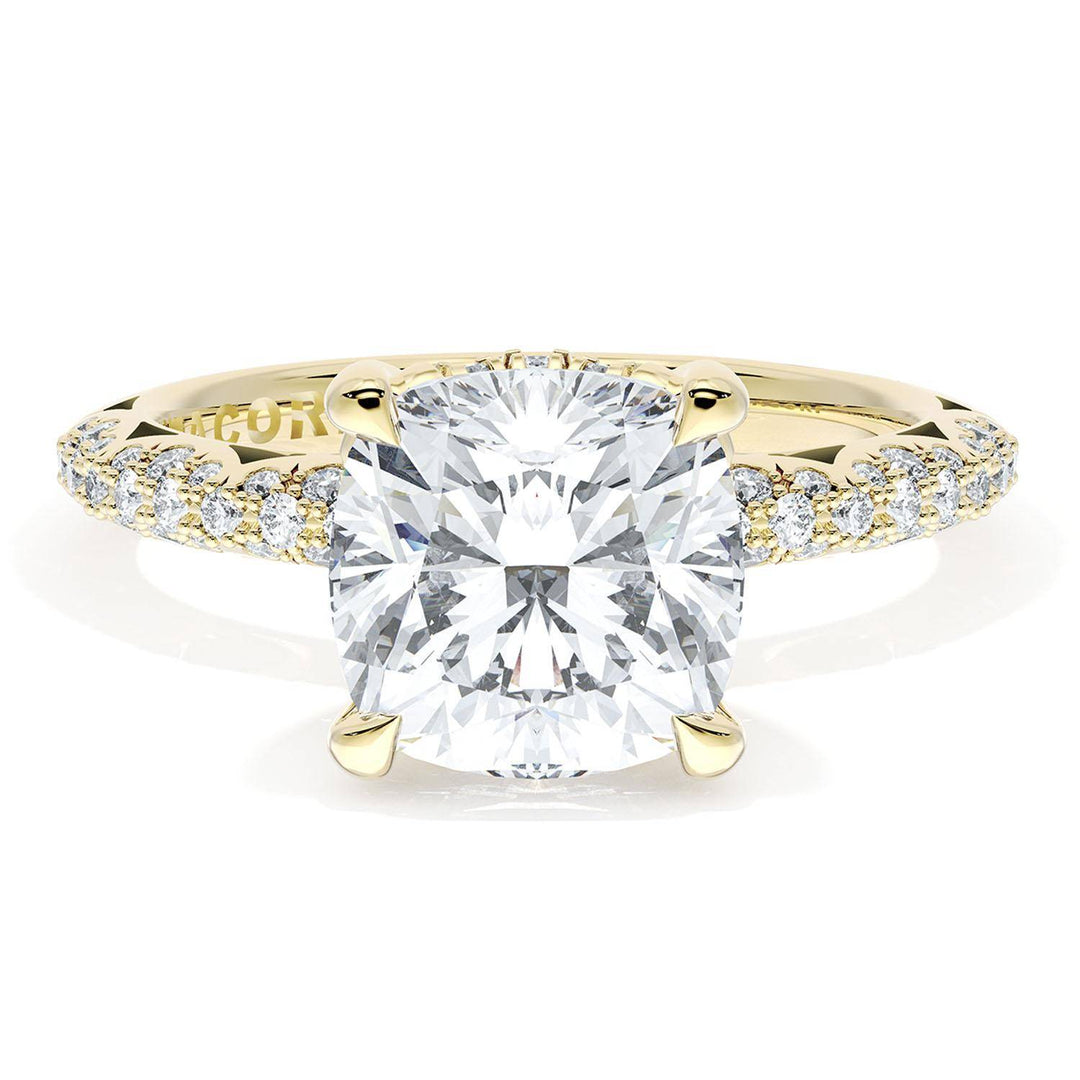 Cushion Bloom Engagement Ring