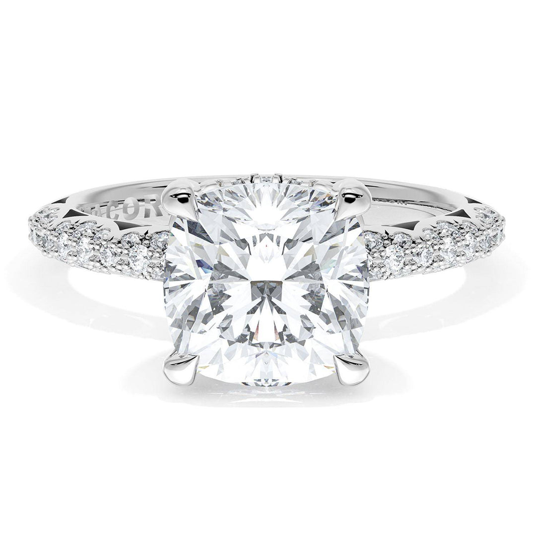 Cushion Bloom Engagement Ring