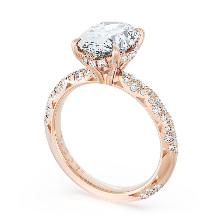 Oval Bloom Engagement Ring