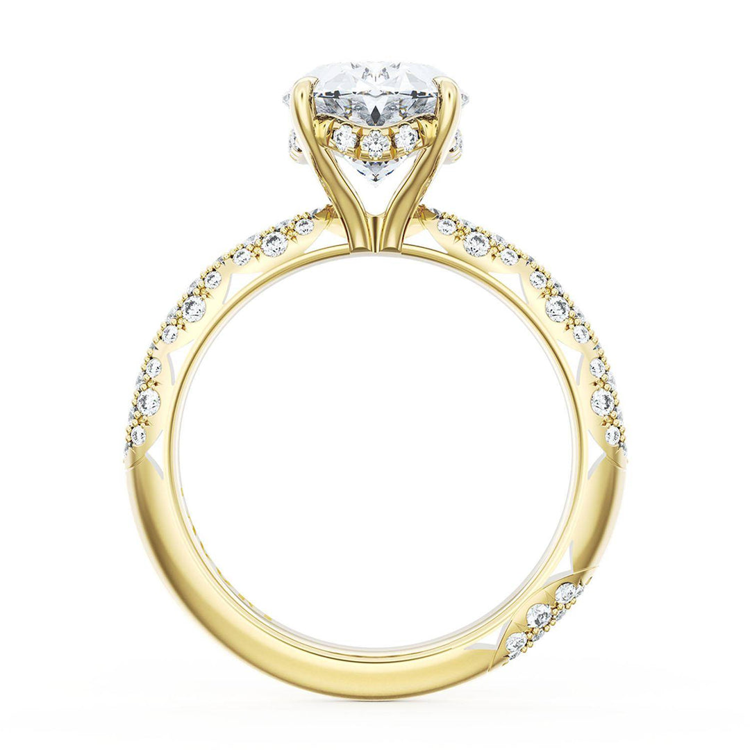 Oval Bloom Engagement Ring