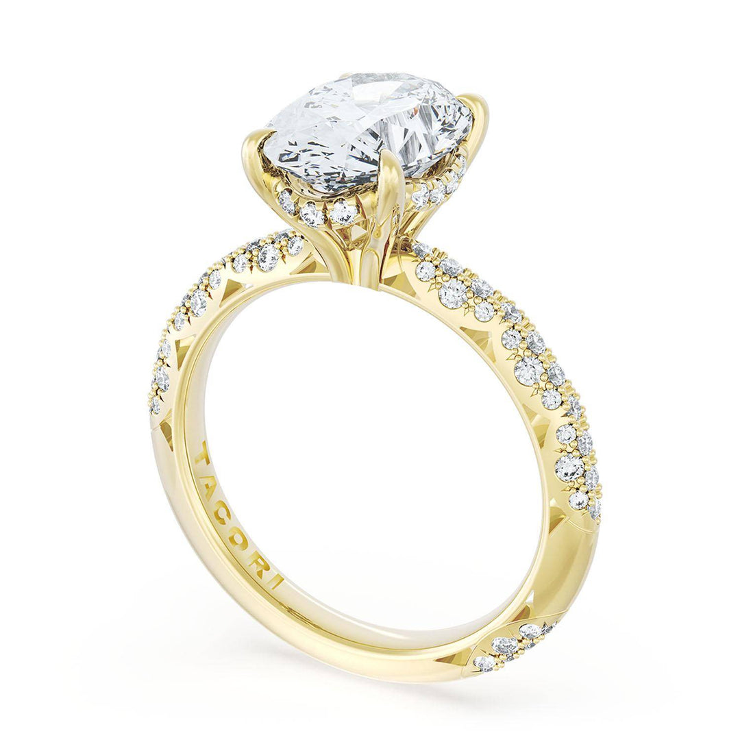 Oval Bloom Engagement Ring