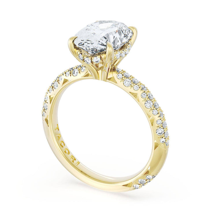 Oval Bloom Engagement Ring
