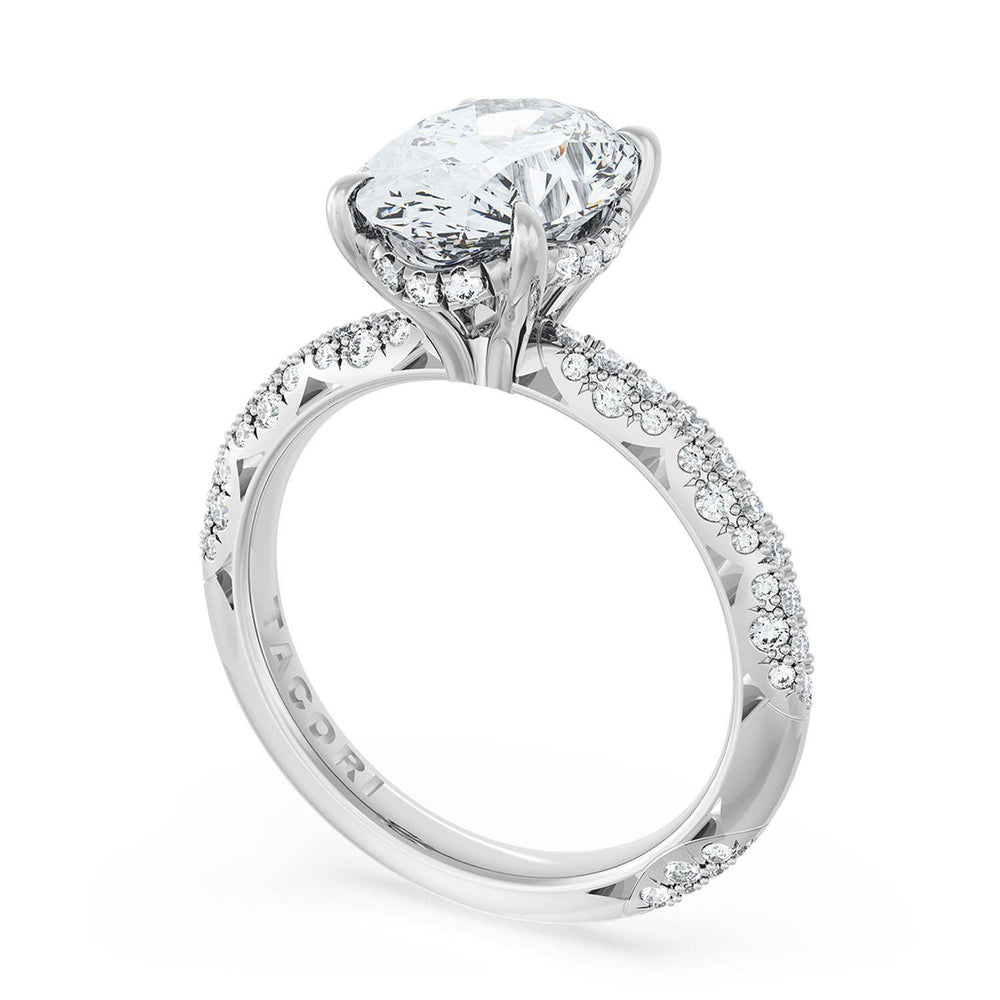 Oval Bloom Engagement Ring