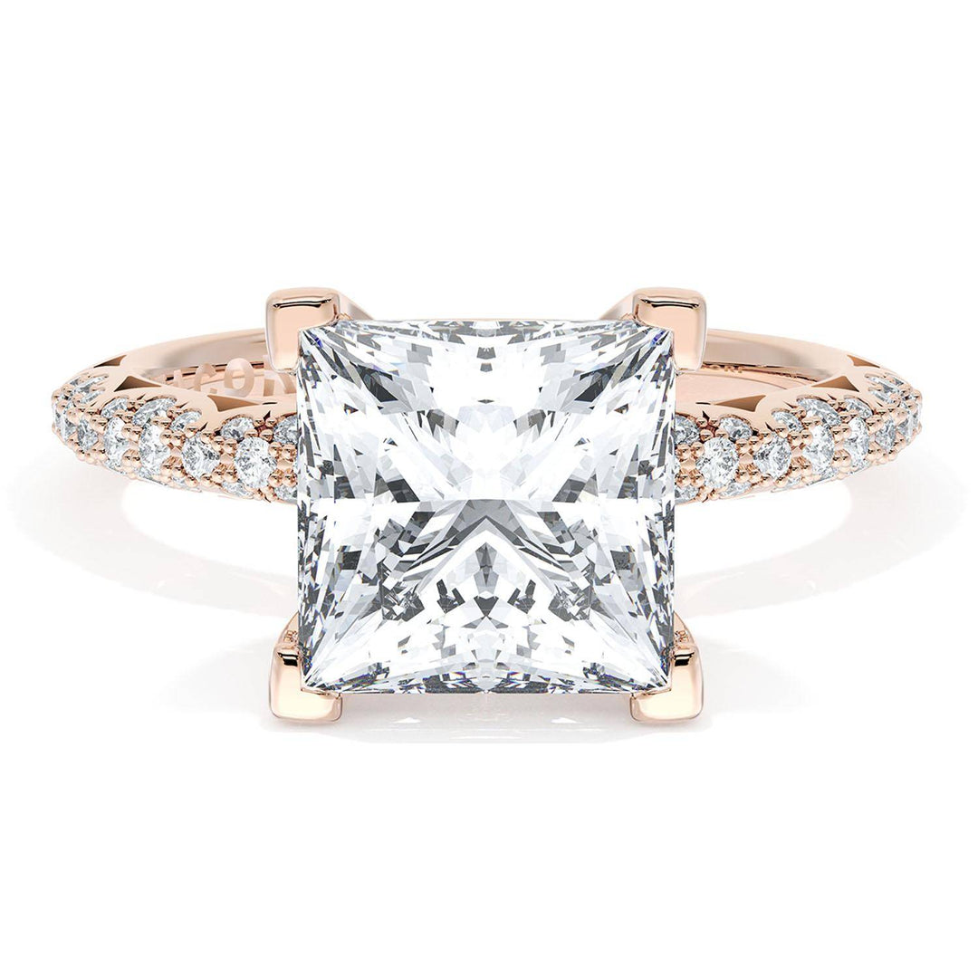 Princess Bloom Engagement Ring