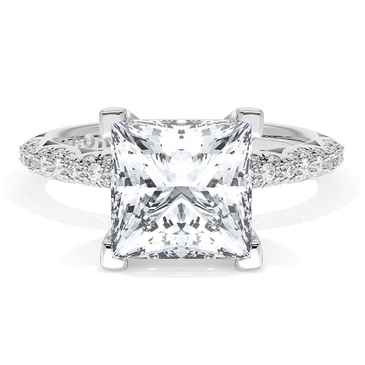Princess Bloom Engagement Ring