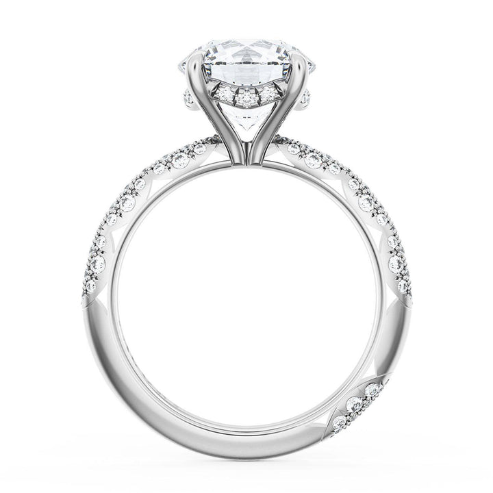 Round Bloom Engagement Ring