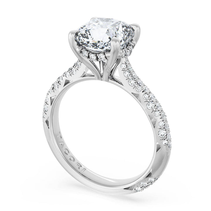 Cushion Bloom Engagement Ring