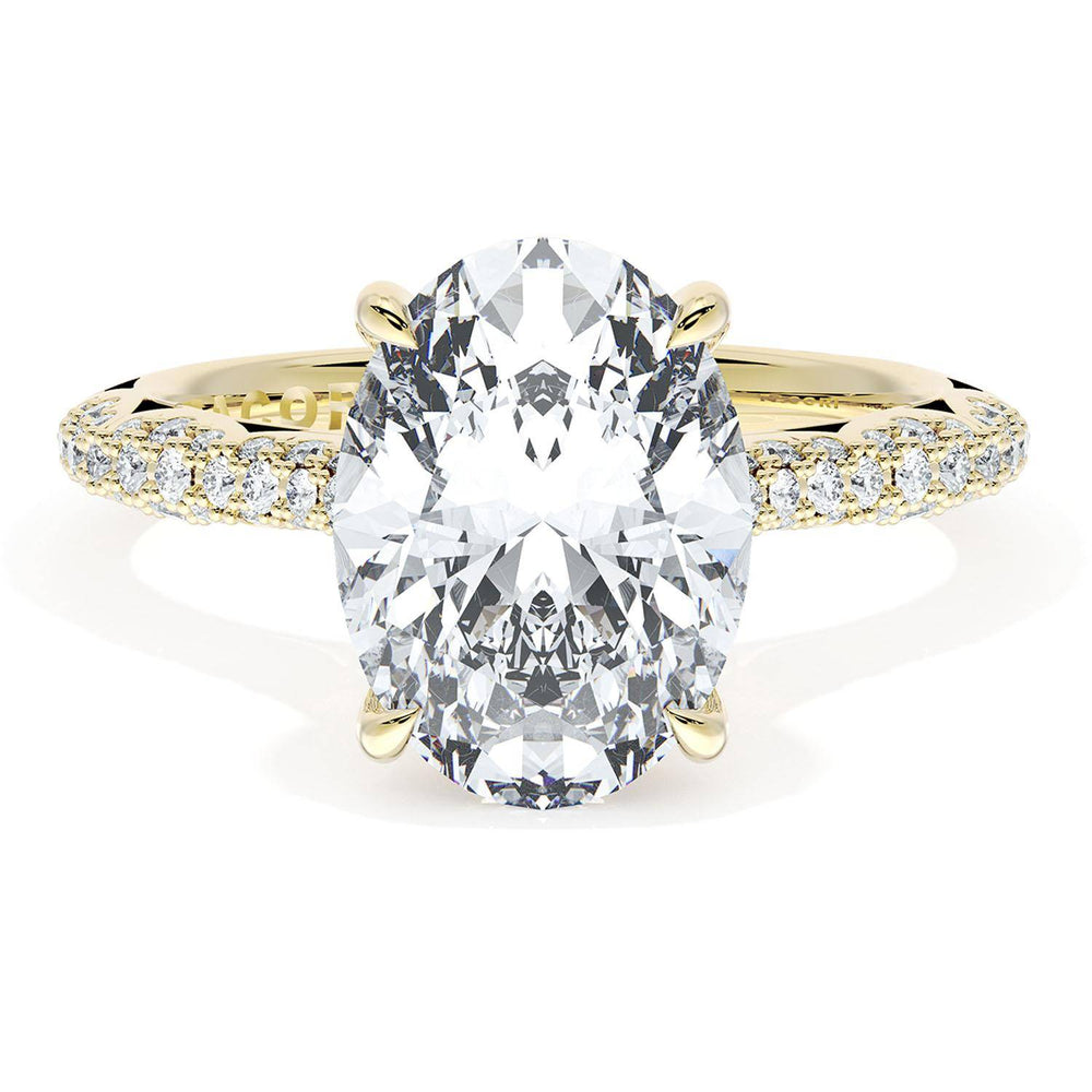 Oval Bloom Engagement Ring