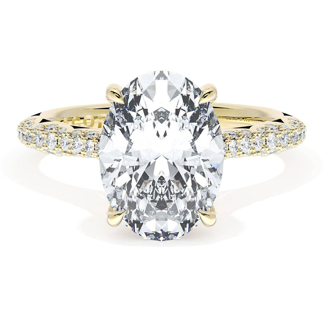 Oval Bloom Engagement Ring