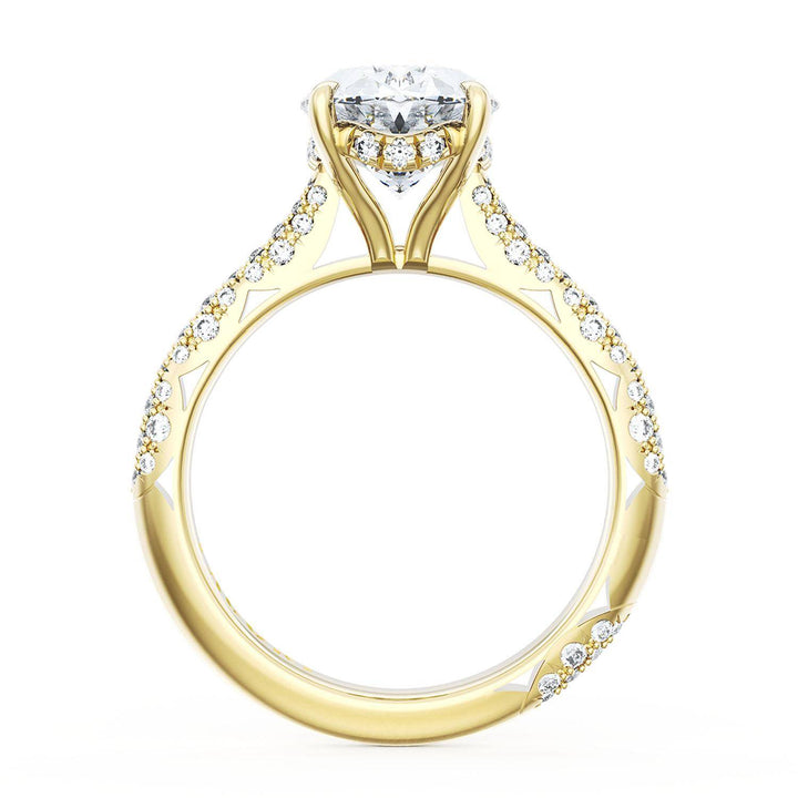 Oval Bloom Engagement Ring