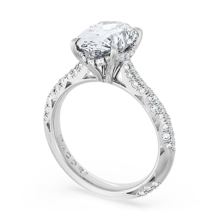 Oval Bloom Engagement Ring