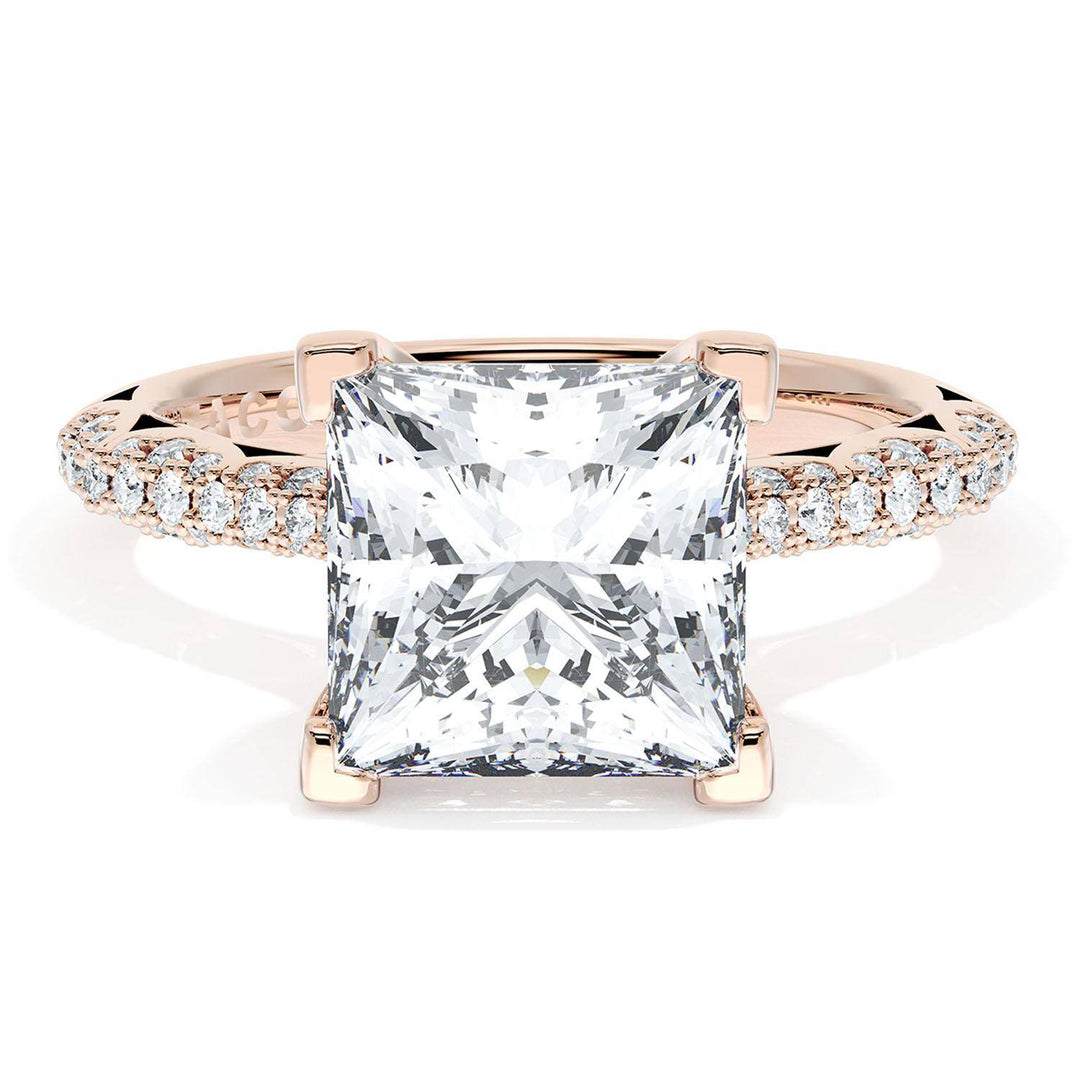 Princess Bloom Engagement Ring
