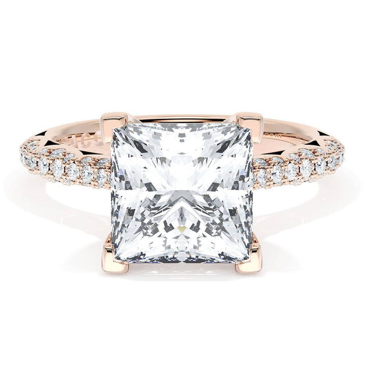 Princess Bloom Engagement Ring