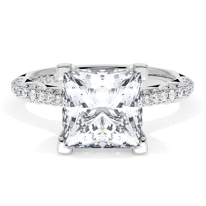 Princess Bloom Engagement Ring