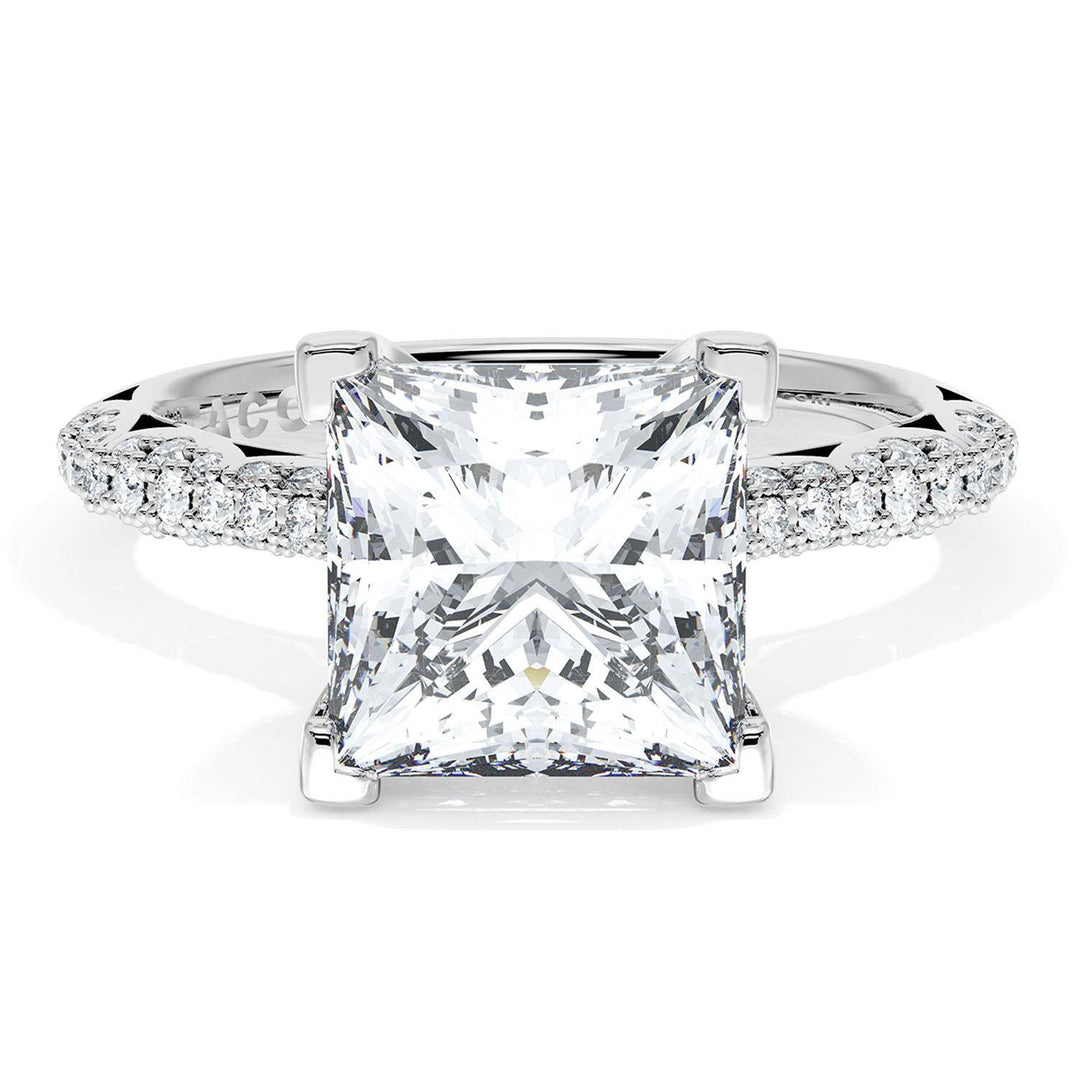 Princess Bloom Engagement Ring