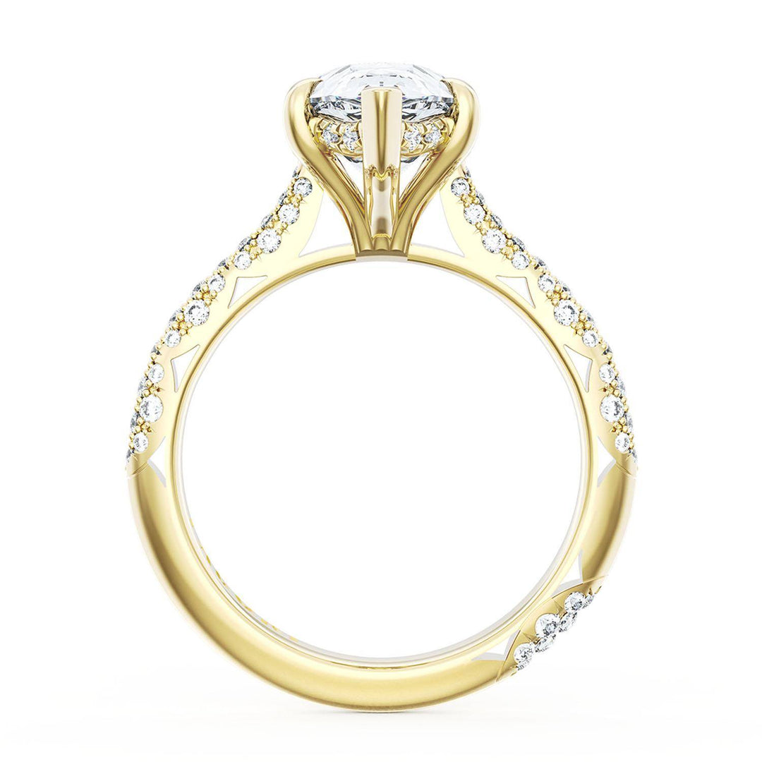 Pear Bloom Engagement Ring
