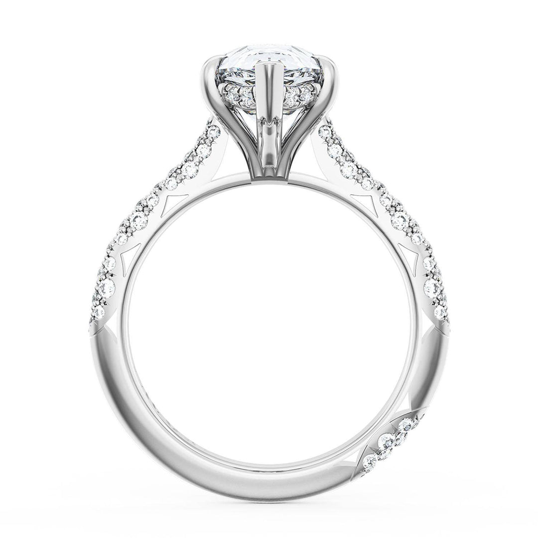 Pear Bloom Engagement Ring