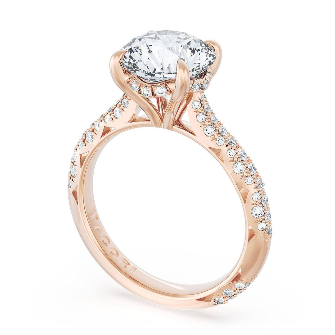 Round Bloom Engagement Ring