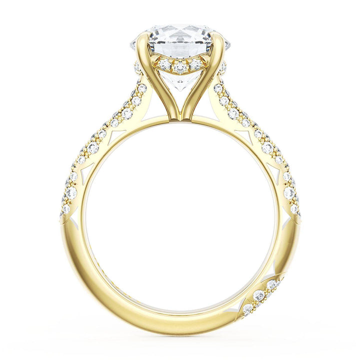 Round Bloom Engagement Ring