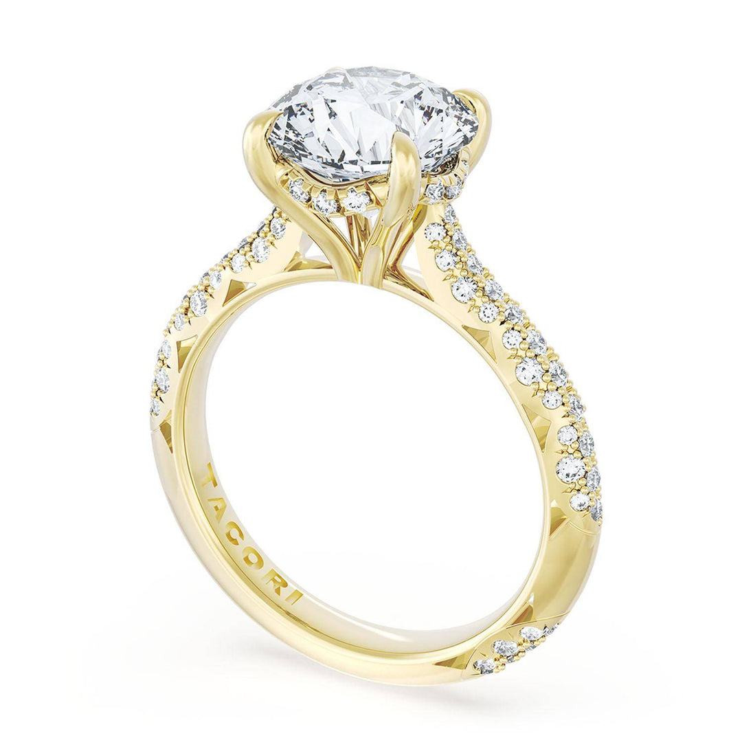 Round Bloom Engagement Ring