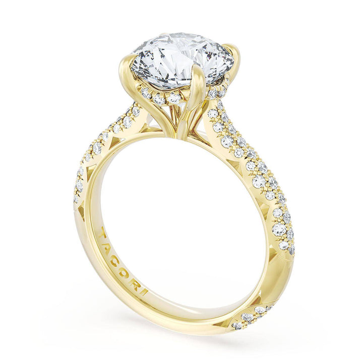 Round Bloom Engagement Ring