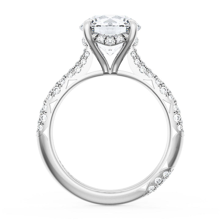Round Bloom Engagement Ring