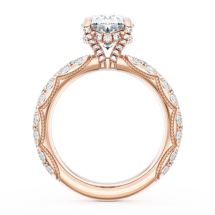 Oval Bloom Engagement Ring