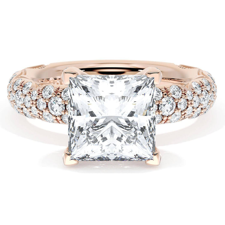 Princess Bloom Engagement Ring