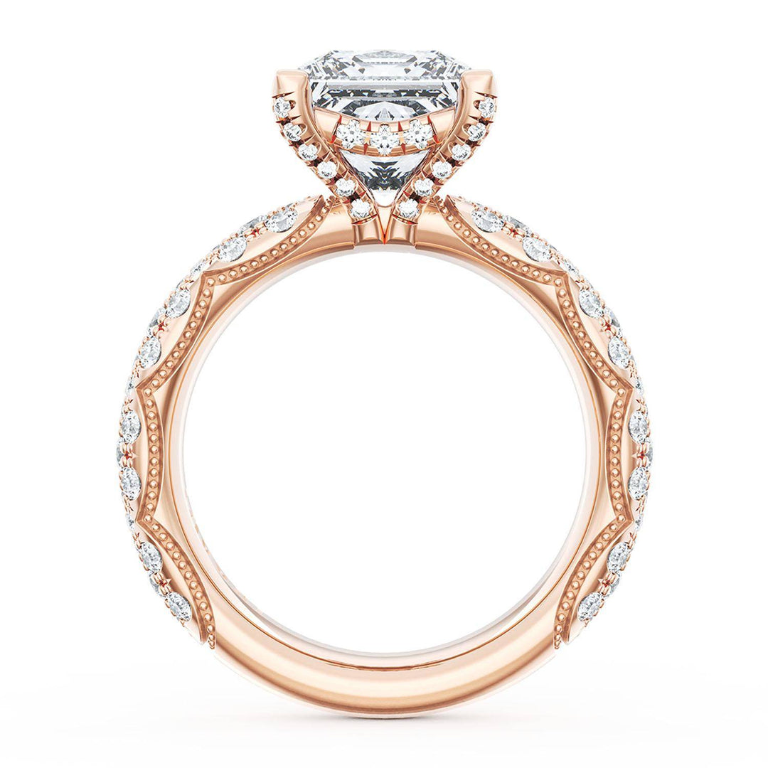 Princess Bloom Engagement Ring