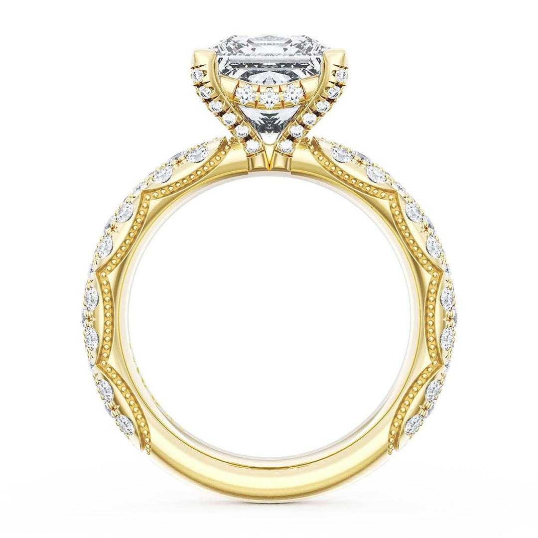 Princess Bloom Engagement Ring