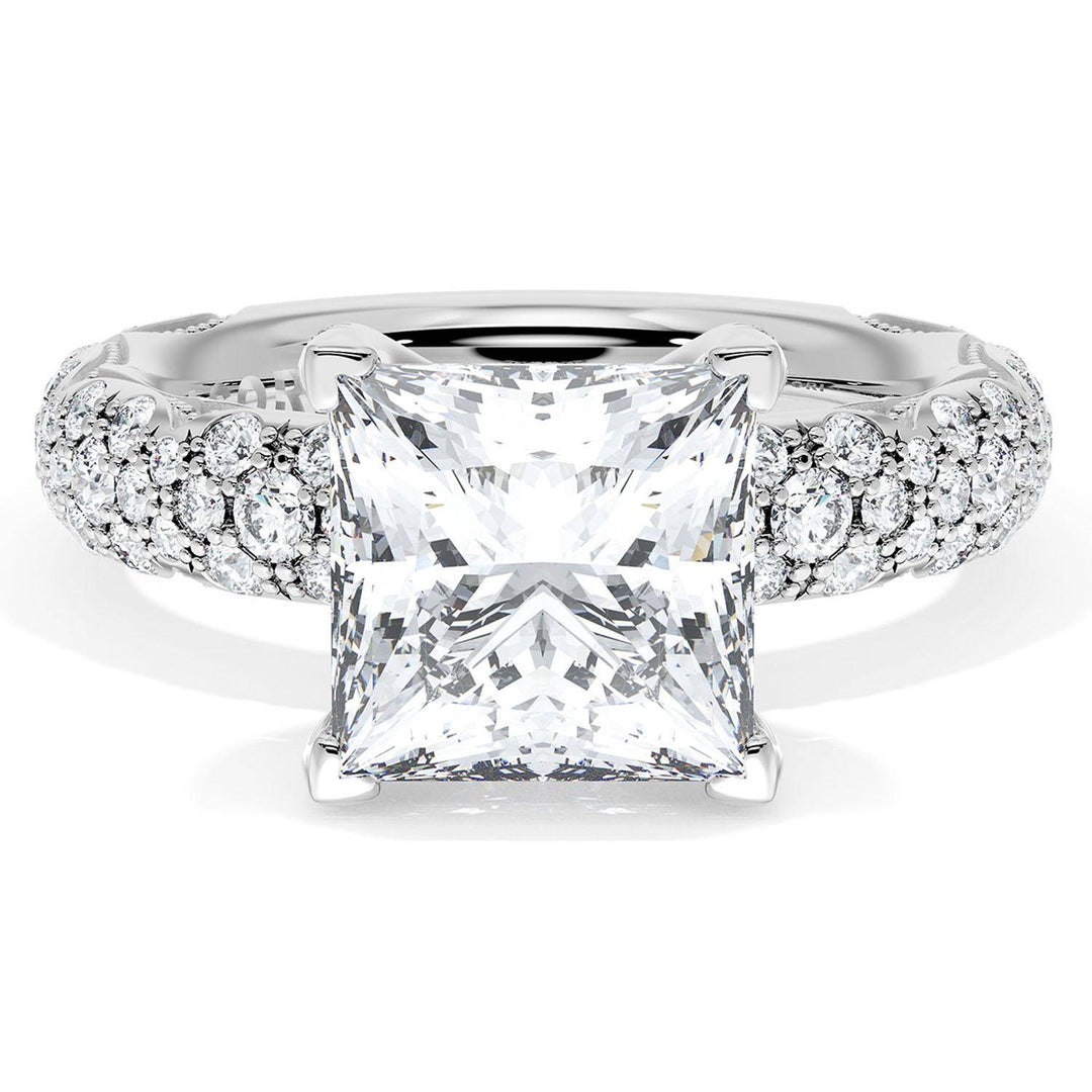 Princess Bloom Engagement Ring
