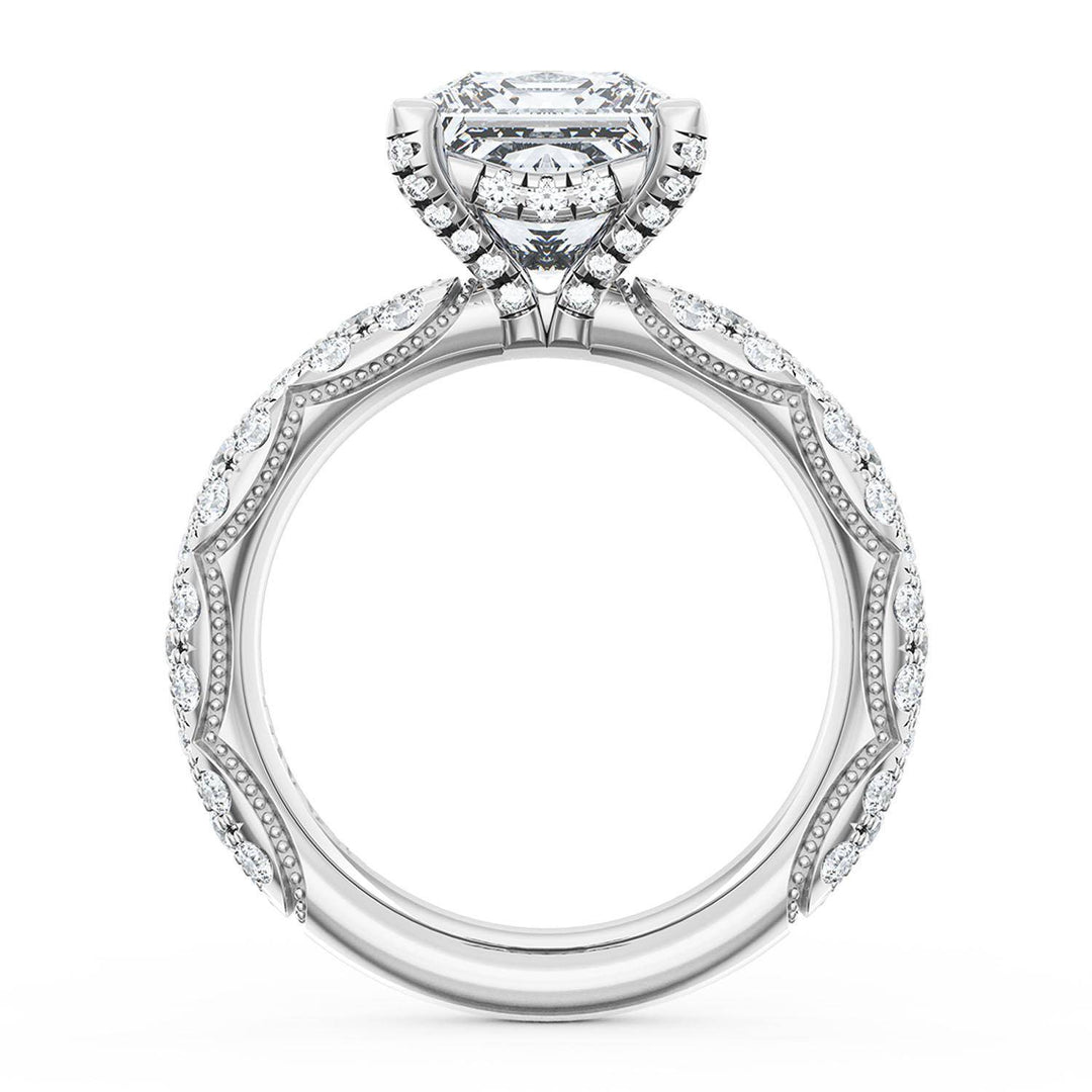 Princess Bloom Engagement Ring