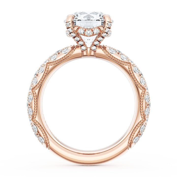 Round Bloom Engagement Ring