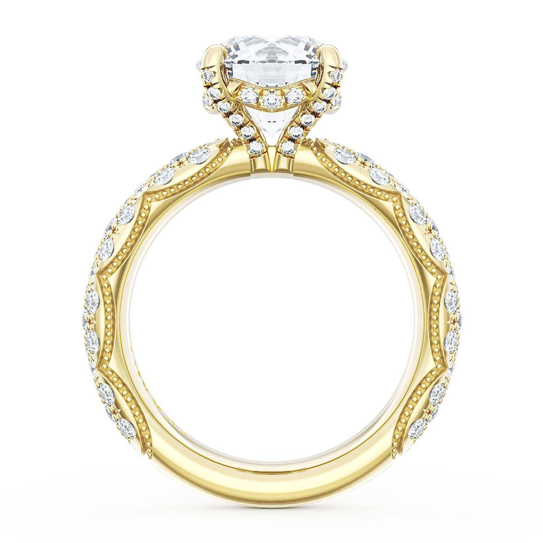 Round Bloom Engagement Ring