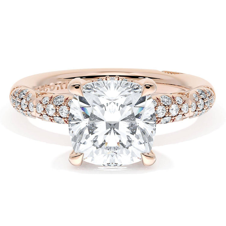 Cushion Bloom Engagement Ring