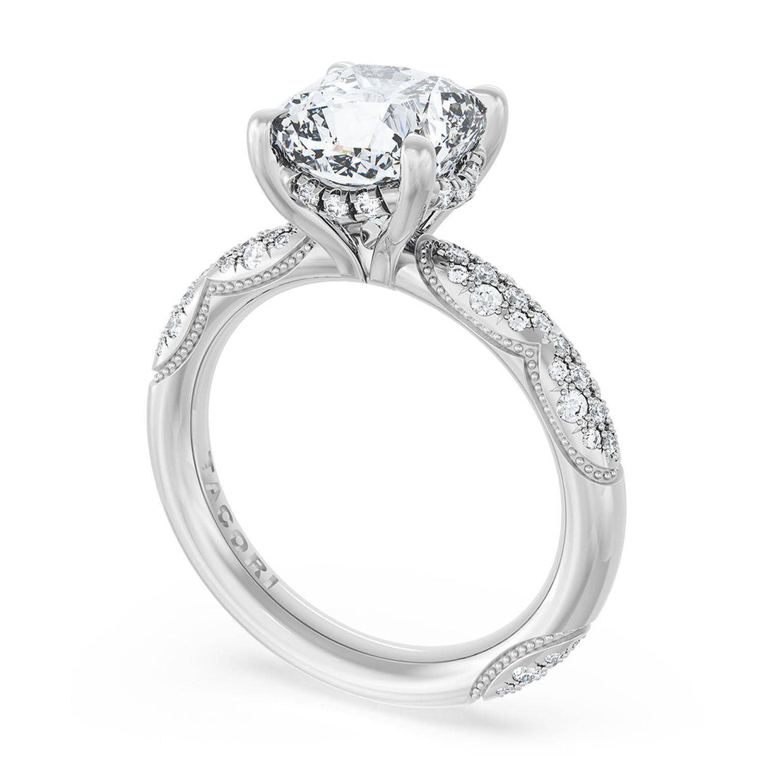 Cushion Bloom Engagement Ring