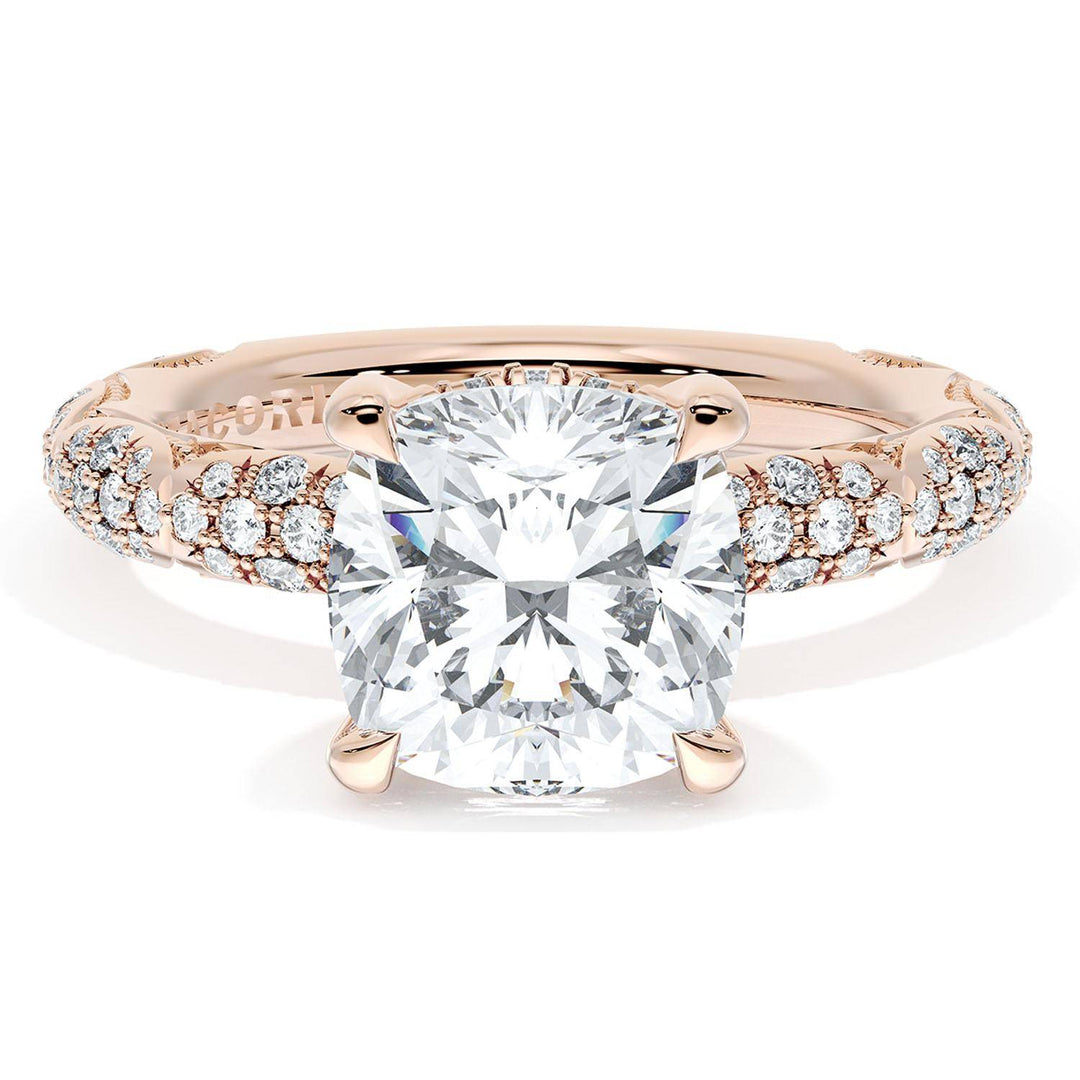 Cushion Bloom Engagement Ring